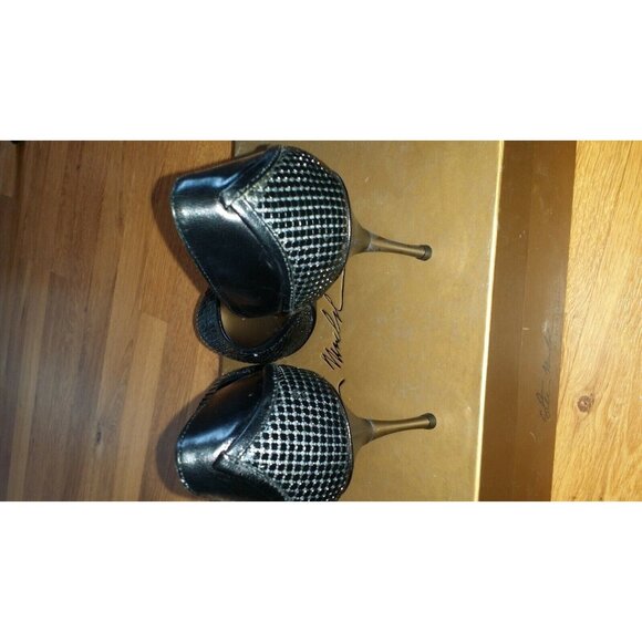 Steve Madden Sequin Pumps Heels Shoe Black Women Size 8 US New In Box - Picture 5 of 10